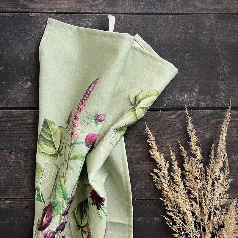 ORGANIC TEA TOWEL IN 100% COTTON - BLOSSOM GARDEN